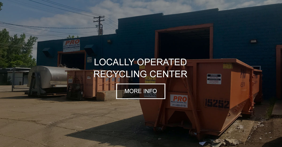 Recycling | Pro Waste Services - Erie, Meadville, Jamestown, Warren